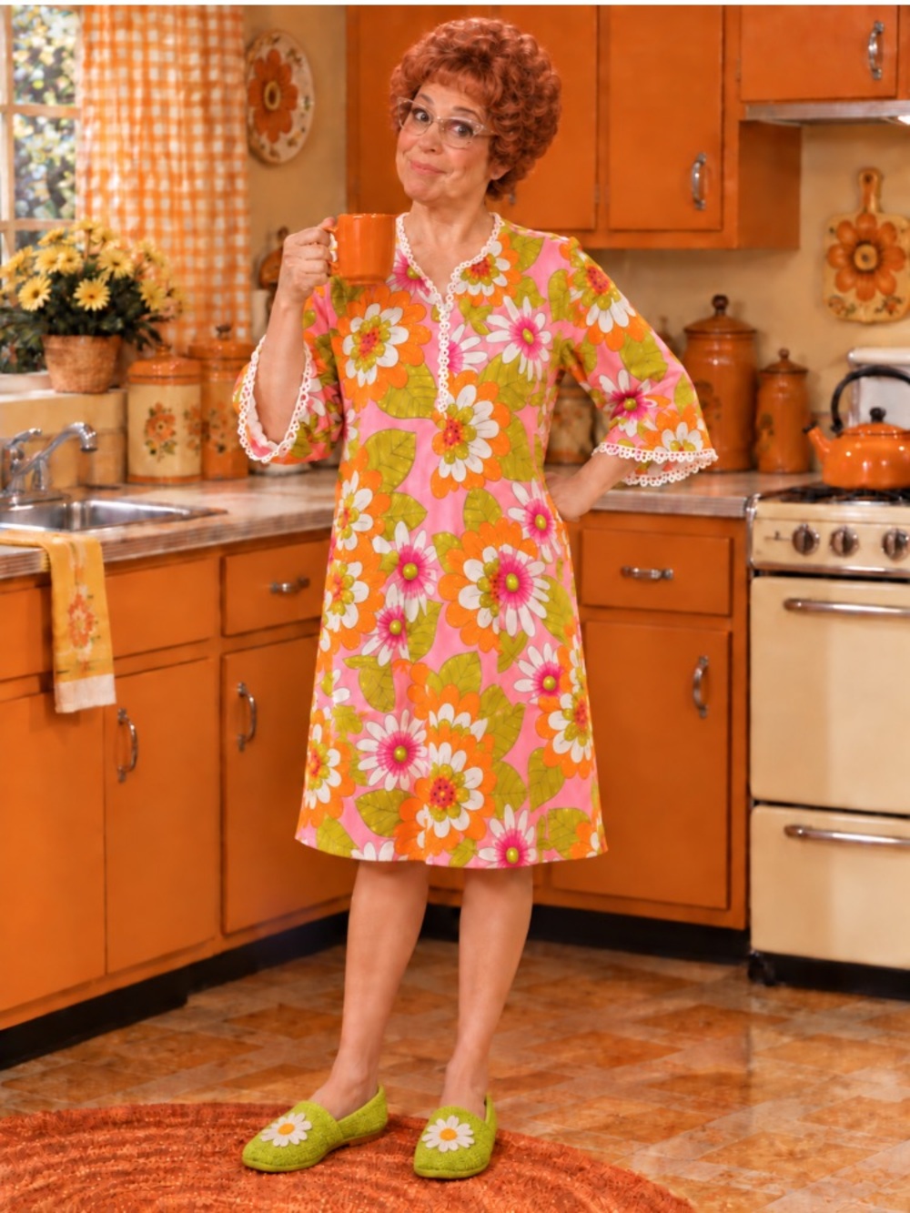 Vintage 1960’s handmade House Dress